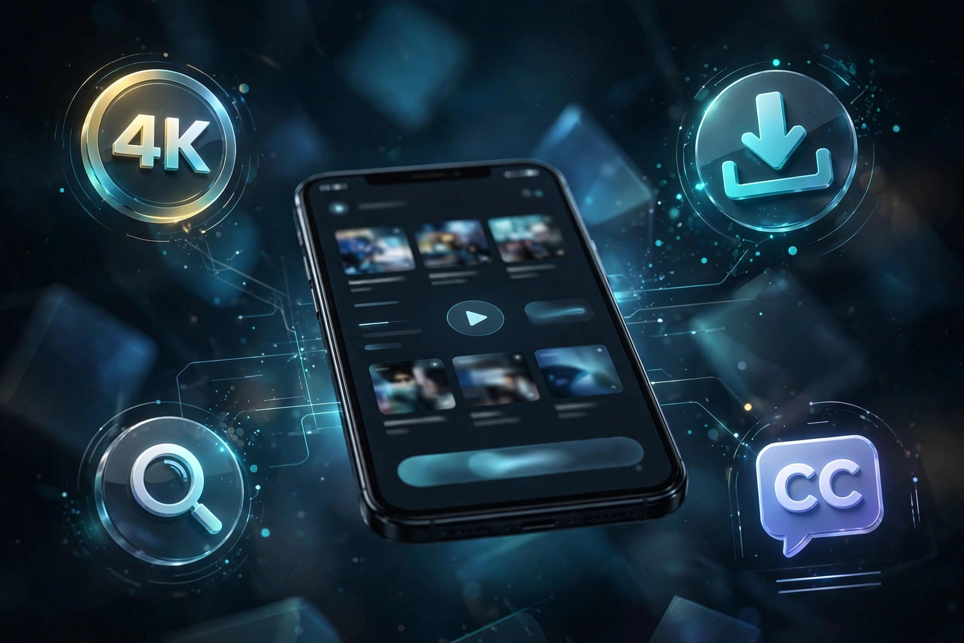 Overview of Dooflix app features on multiple devices